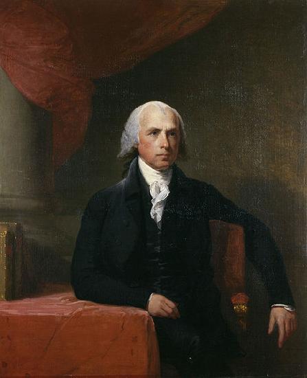 Gilbert Stuart Portrait of James Madison oil painting image